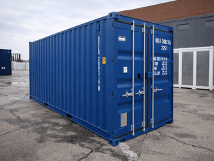 20' DD double-door shipping container