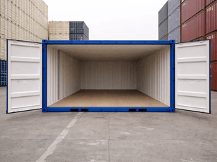 20' OS side-opening shipping container