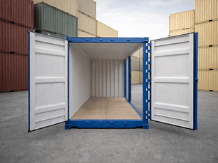 40' OS side-opening shipping container