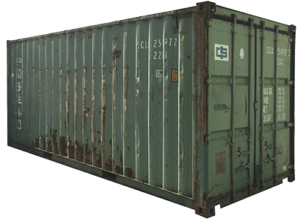Used shipping container